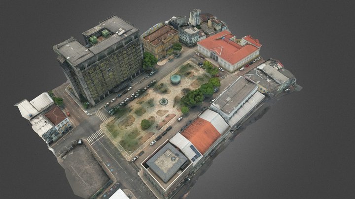 Marco Zero Architectural Complex 3D Model