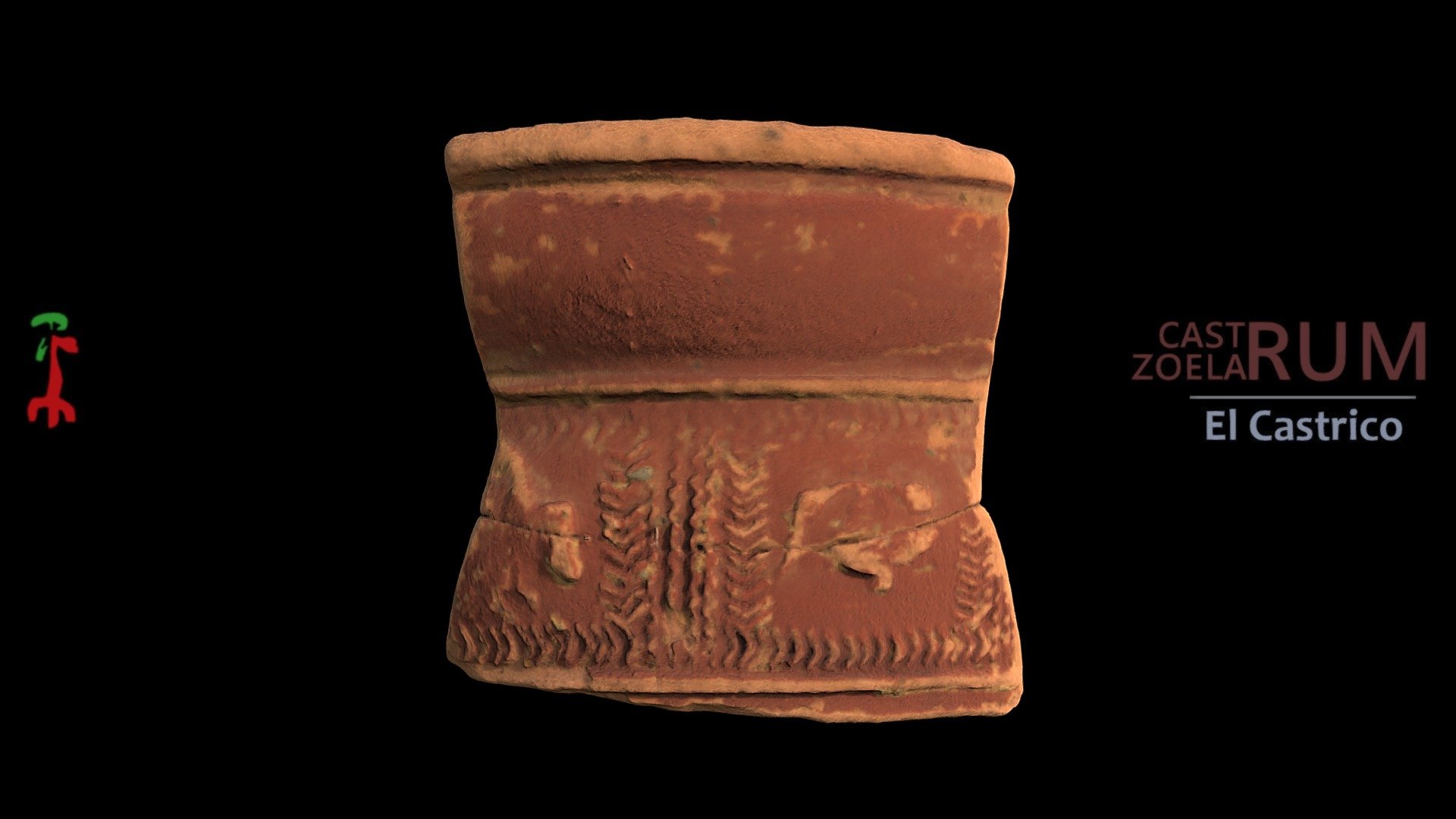 Fragmento de Terra Sigillata Hispanica - 3D model by Asociación Zamora ...