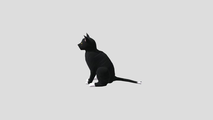 Weekly 9 - Cat Tail + Ear Animation 3D Model