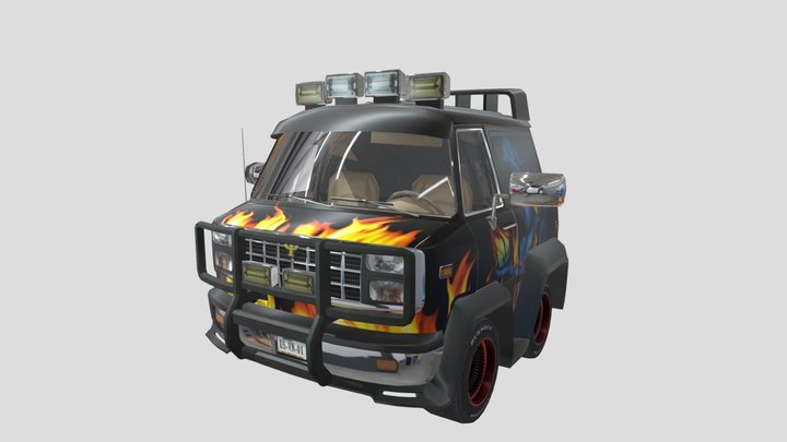 carson toy inferno van – Modelo 3D gratuito STL