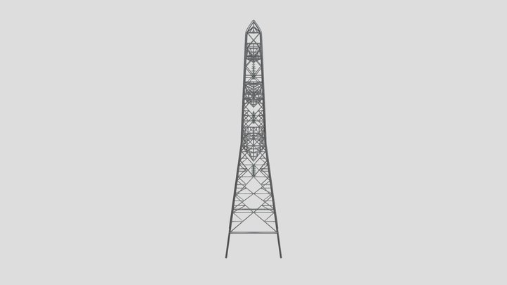Transmission Tower 3D Model