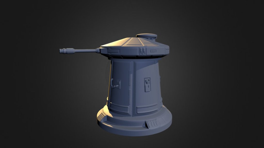 Df9 Defense Tower - 3d Model By Matiwashere [f00ce99] - Sketchfab