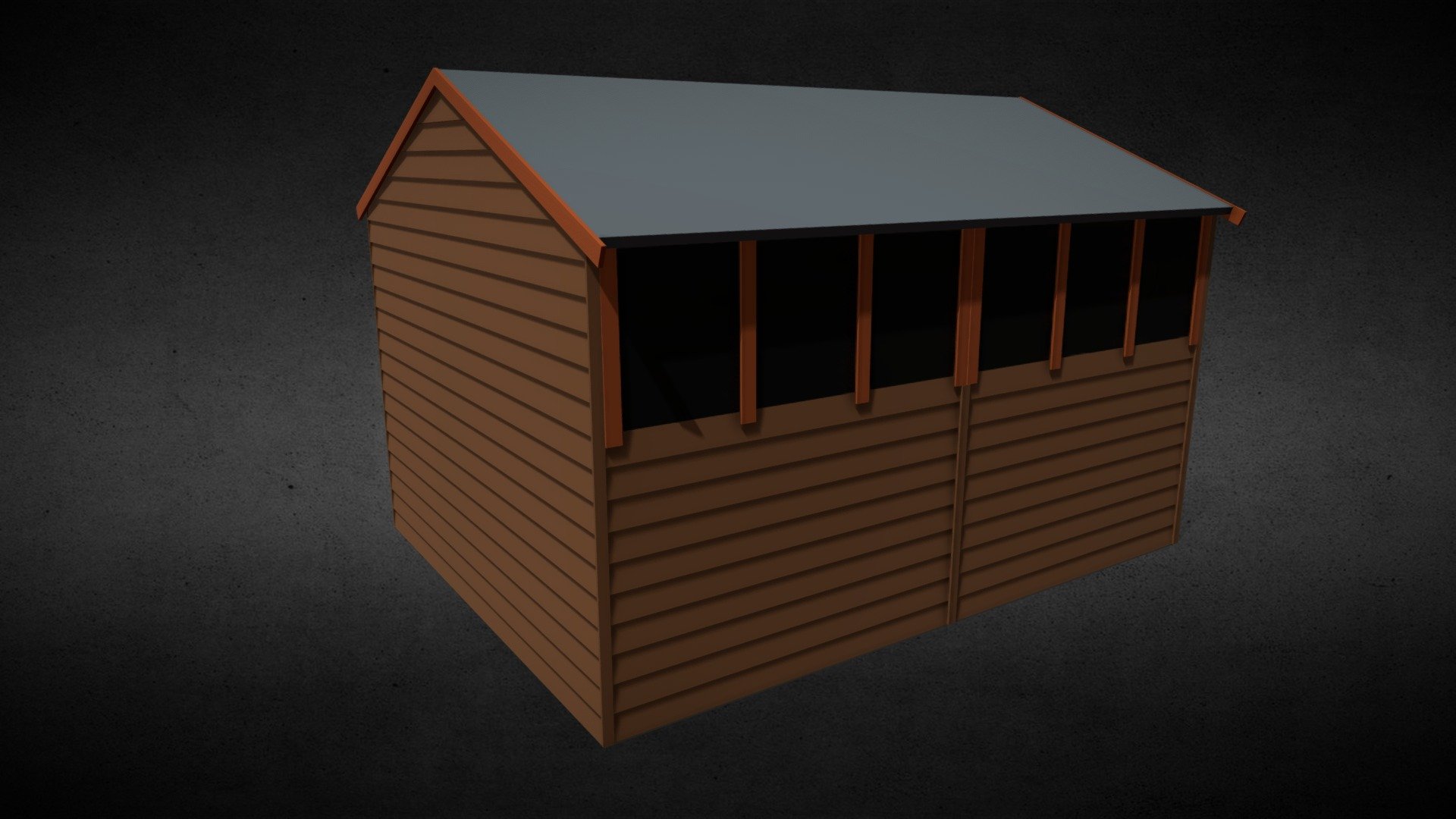 Garden Shed No Door