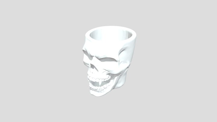Skull Glass Artistry 3D Model