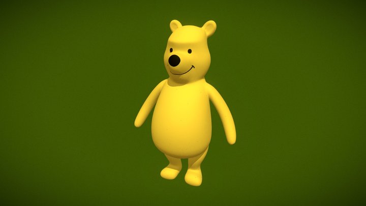 Pooh Bear 3D Model