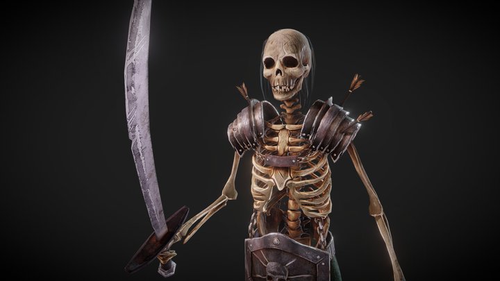 Skeleton Warrior - Shardhunters 3D Model