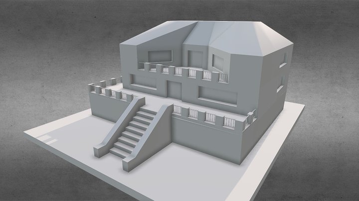 Hill House 3D Model