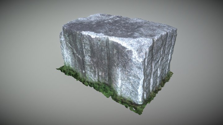 Square Block 3D Model