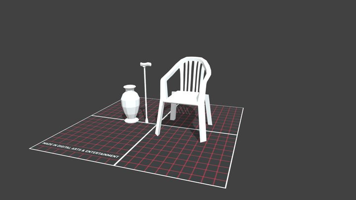 DAE 5 Finished props - Naples 3D Model