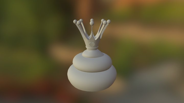 Poop Token Sassy 3D Model