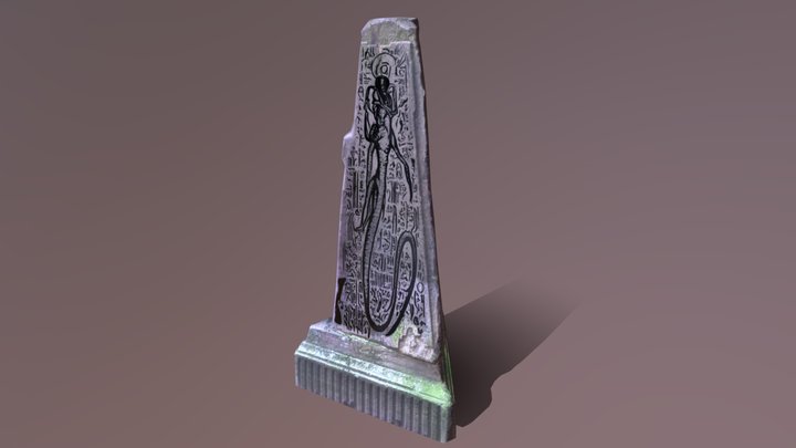 Mysterious Ancient Obelisk 3D Model