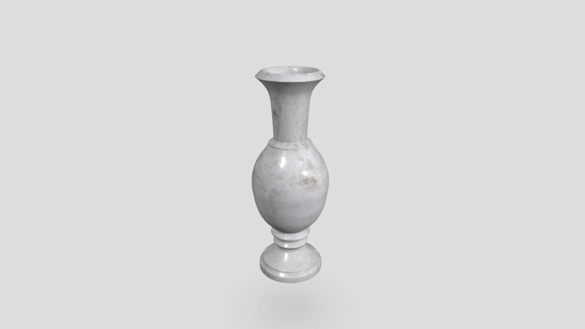 Vanilla Ice Marble Vase