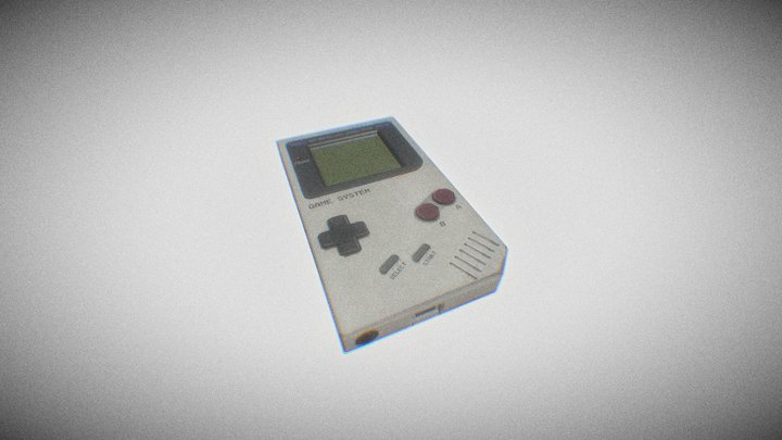 Retro Pocket Console (PSX Style) – Modello 3D gratuito STL