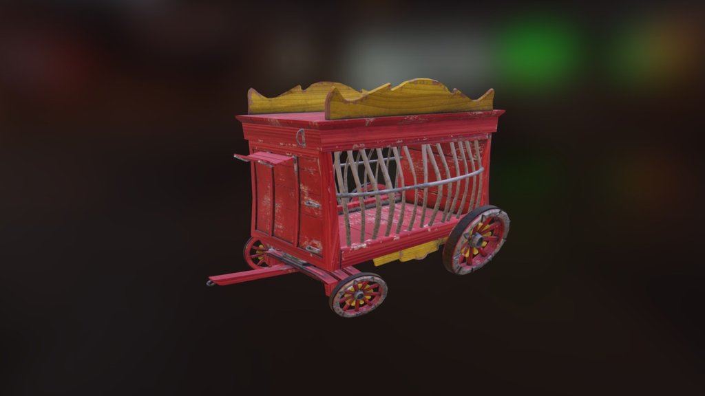 Wagon-Cage - 3D model by Monsieur P. (@monsieurp) [f0117d9] - Sketchfab