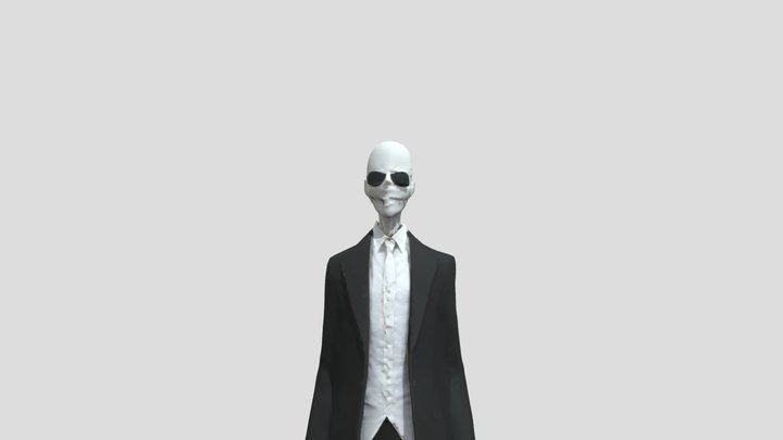Slender Man 3D Model
