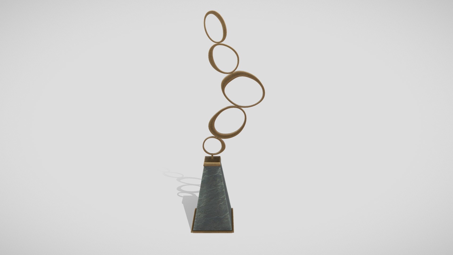 Modern Abstract Metal Art Sculpture 16 - 3D model by gogoskilla ...