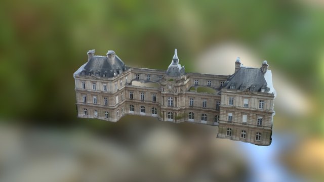 Sénat parc du Luxembourg II 3D Model