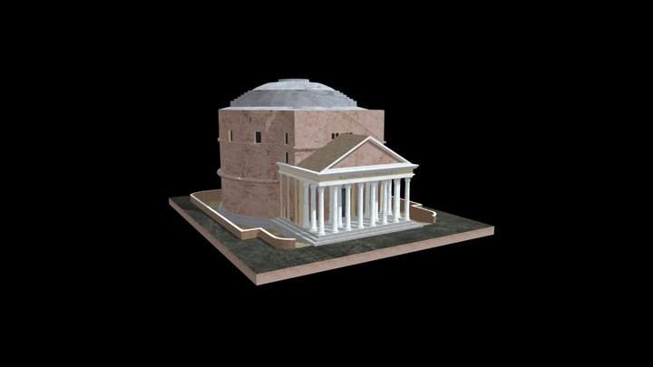 Pantheon (Rome-Italy) 3D Model