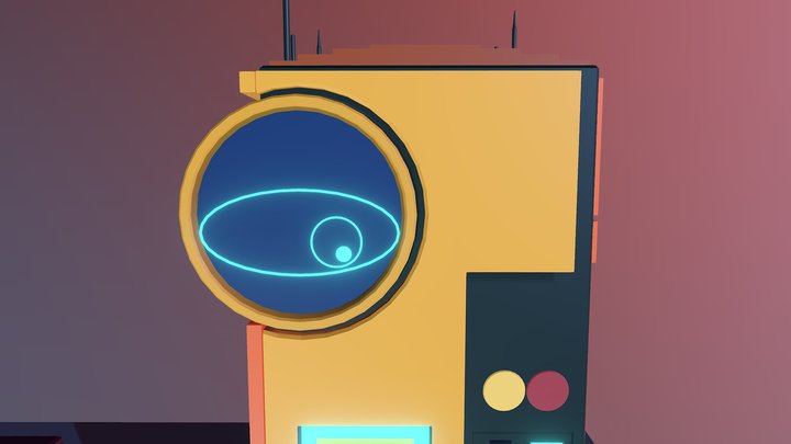 Cyberpunk vending machines (art by Kenze Wee) 3D Model