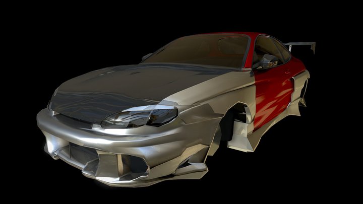 Hyundai Tiburon Tuned 3D Model
