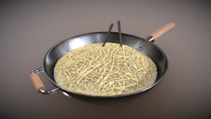 Cooking Noodles 3D Model