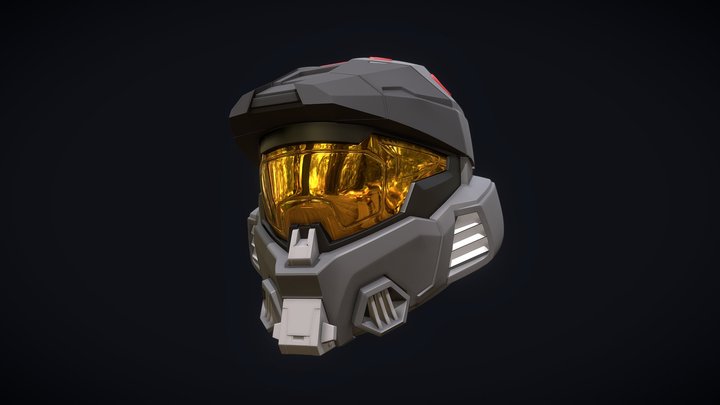 Halo Infinite: MJOLNIR Mark VII helmet 3D Model