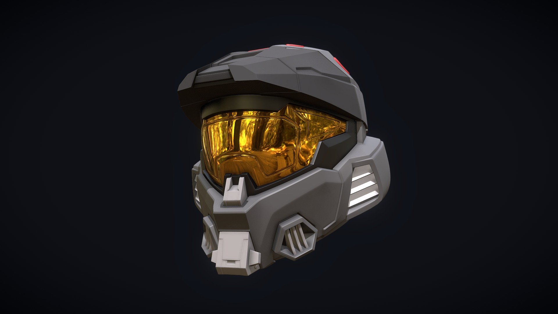 Halo Helmet 3d Model