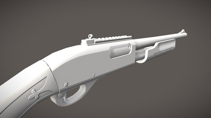 Remington 870 Fieldmaster (in process) 3D Model