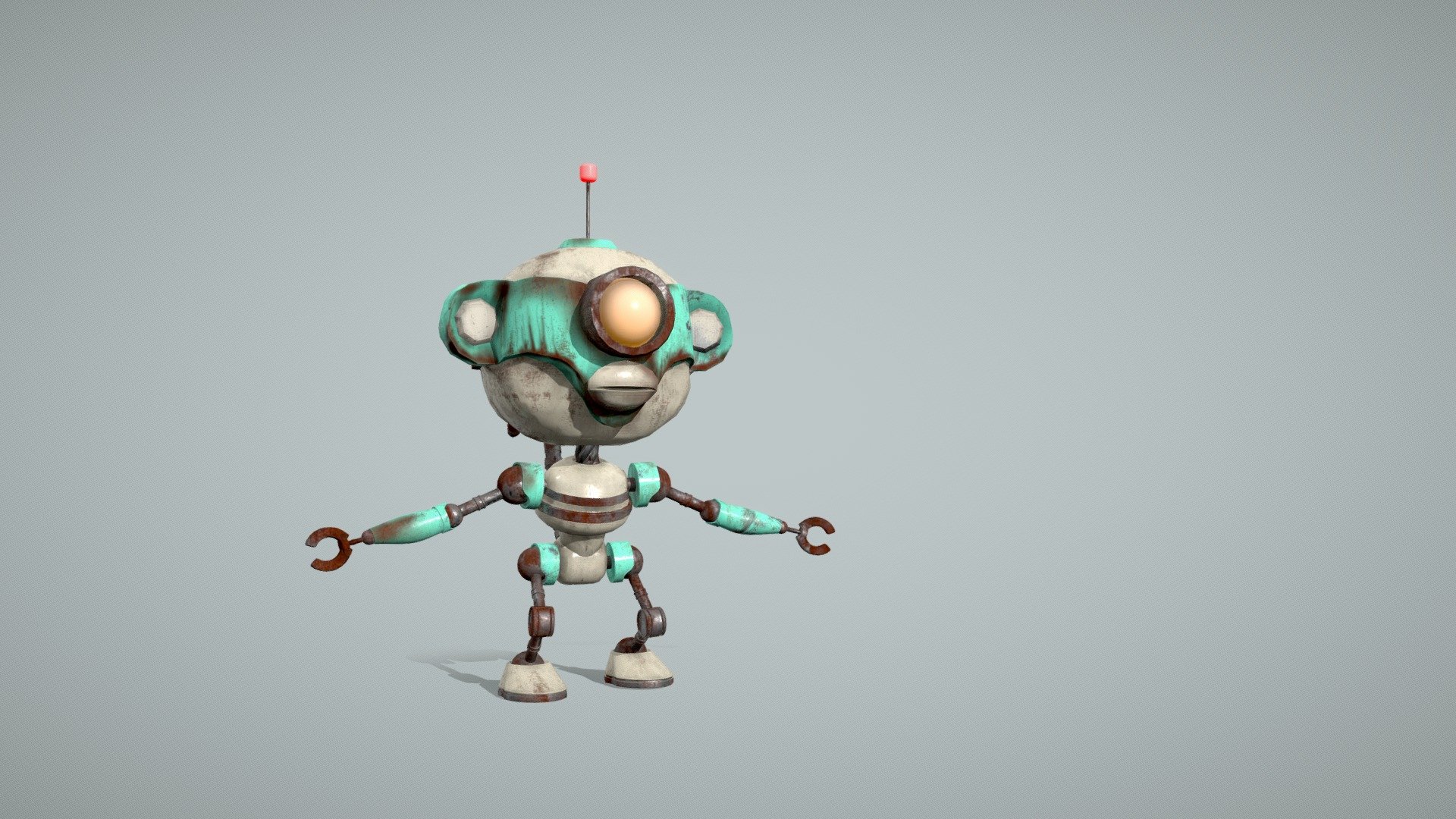 Monkey robot - Download Free 3D model by Rosannsketch [f016edf] - Sketchfab