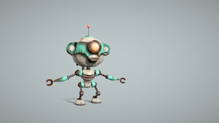 Monkey robot 3D Model