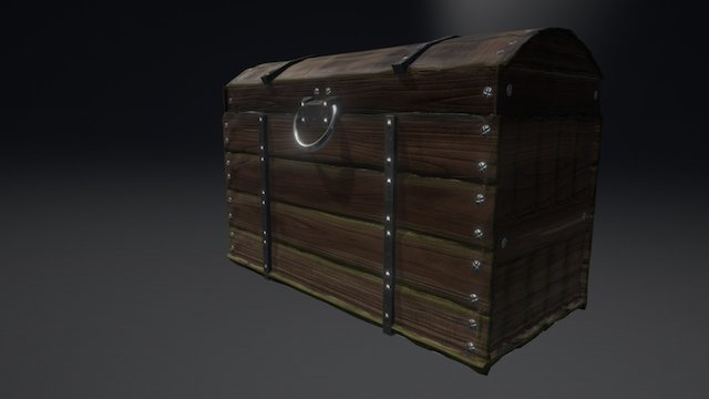 Treasure Chest 3D Model