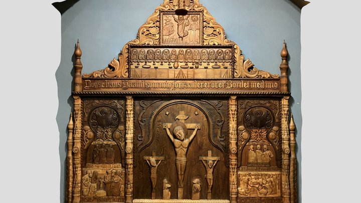 Carved Altar 3D Model