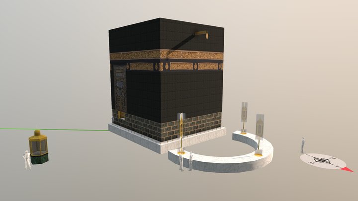 The Kaaba in Mecca 3D Model