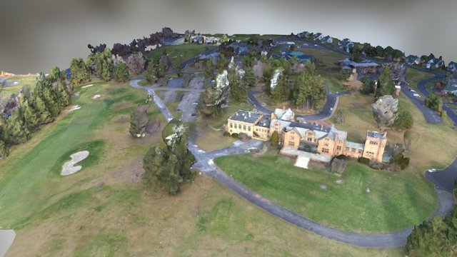 Spa & Resort - Full Site Photogrammetry 3D Model