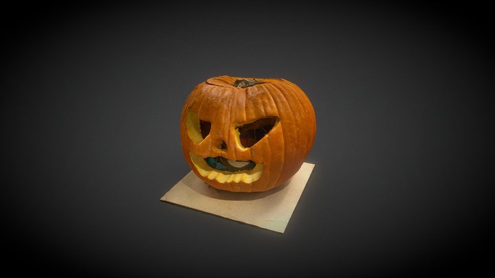Pumpkin - Jack-o'-lantern 3D Model