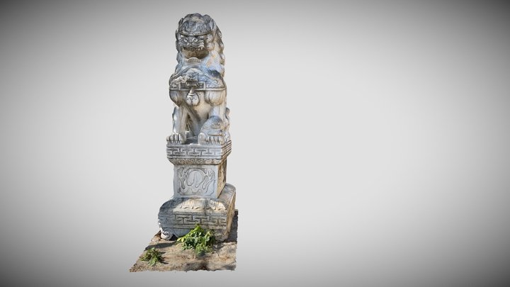 石狮子扫描 3D Model