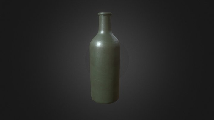 Simple Glass Bottle – Kostenloses 3D-Modell STL