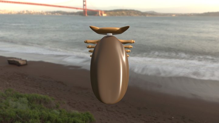 Horseshoe Crab Character 3D Model