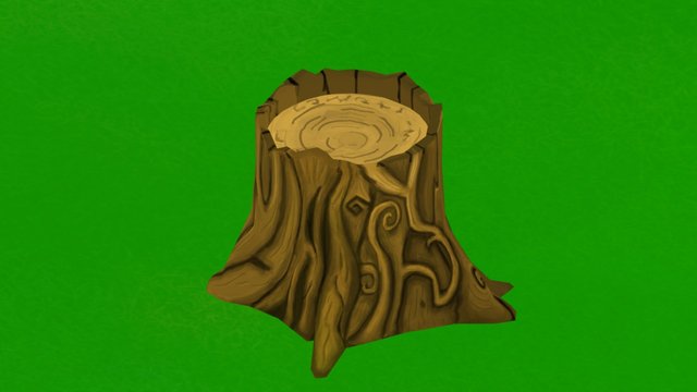 Tree Trunk 3D Model
