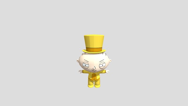 Stewie Tux Gold