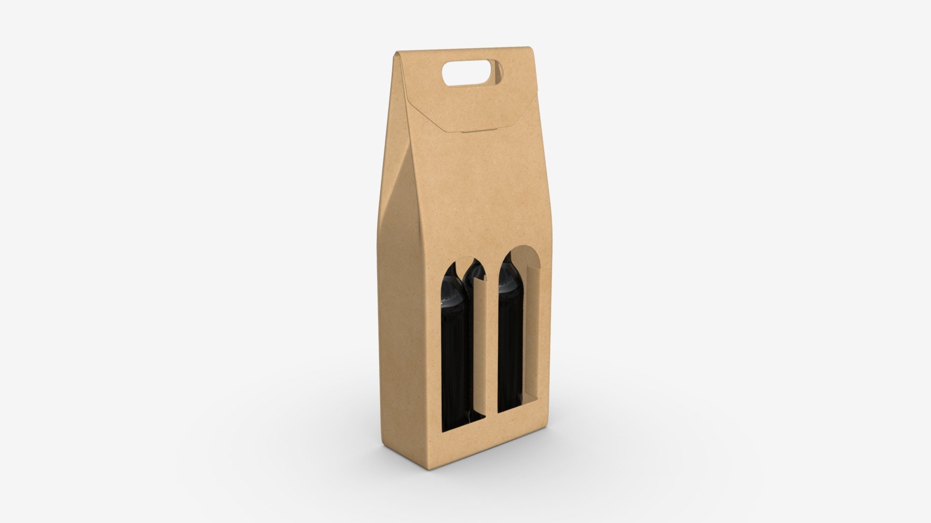 Beer bottle cardboard carrier 06 — Sketchfab embed 3D viewer