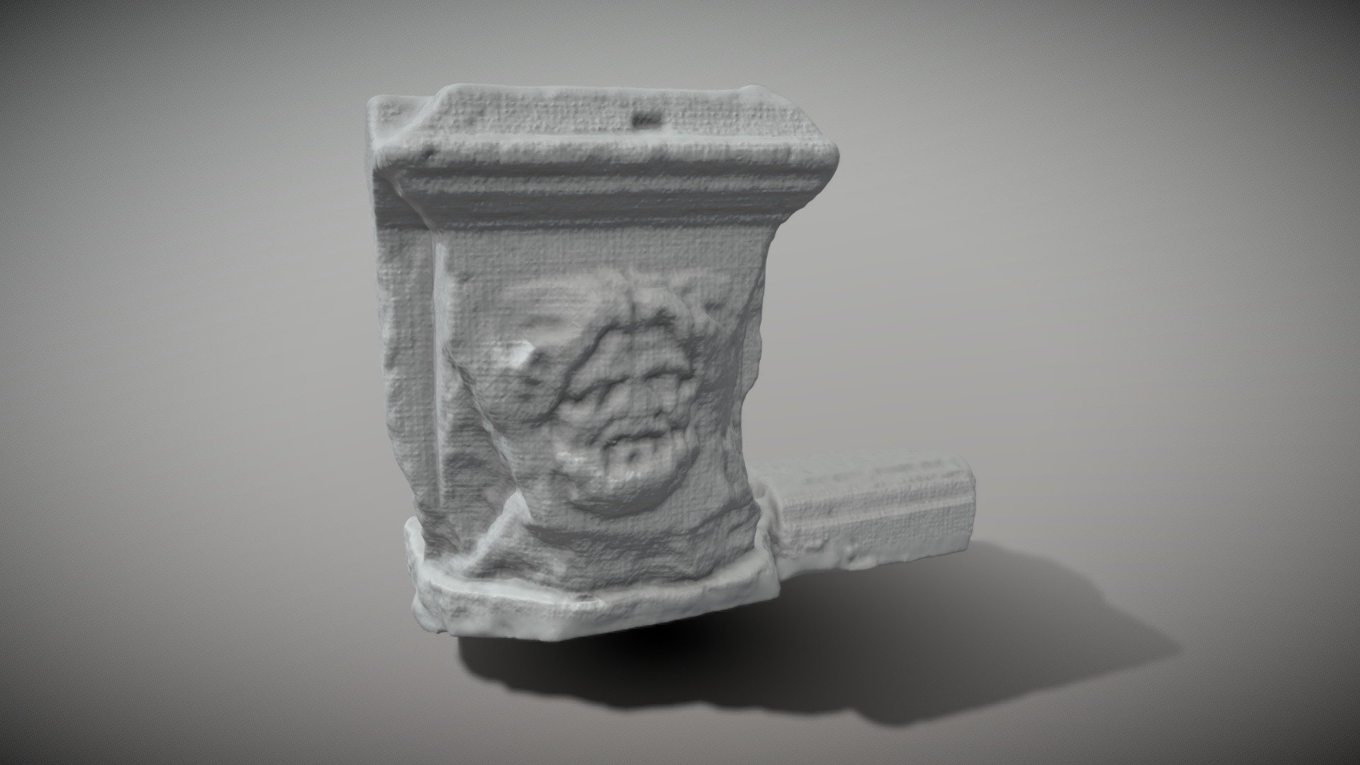 Monolith protome of the head of Jupiter-Ammon - 3D model by Geospatial ...