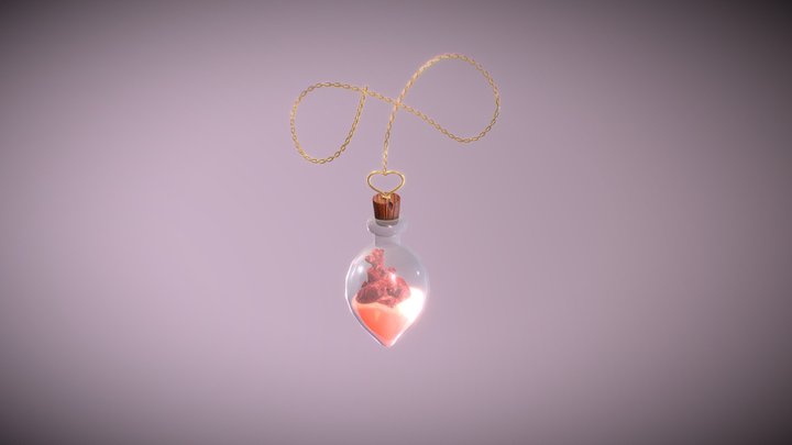The Heart Potion 3D Model