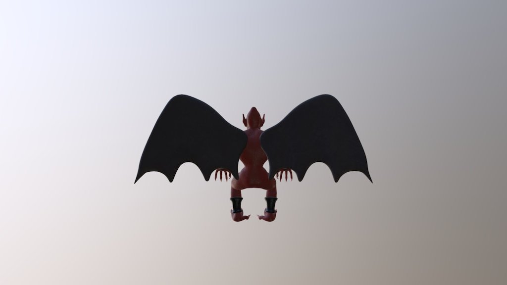 Firebrand Ghost'n Goblins 3D model by Anders Korsnes (andersk91