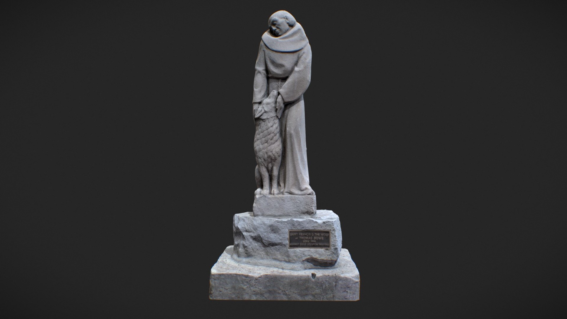 Guild Park & Gardens : Saint Francis & The Wolf