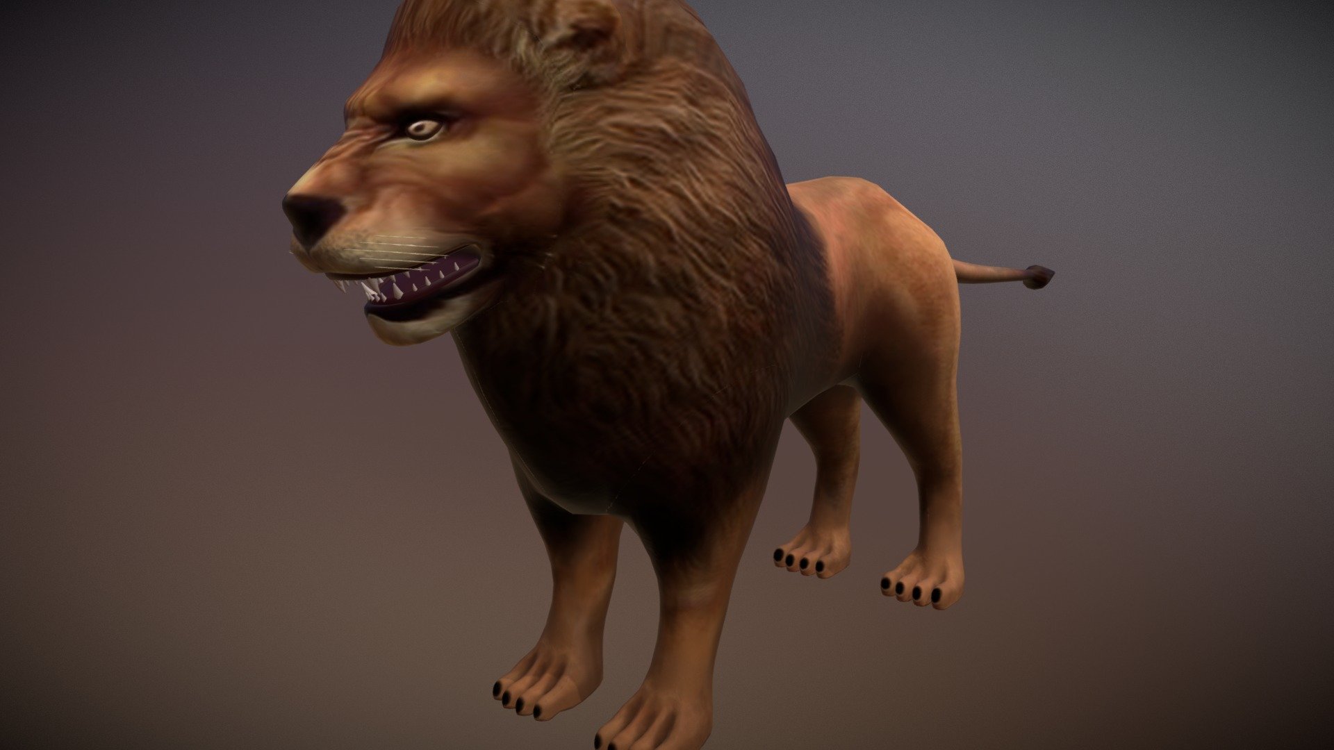 Lion 3D model by affifuddin.y.hidayat (affifuddin.y