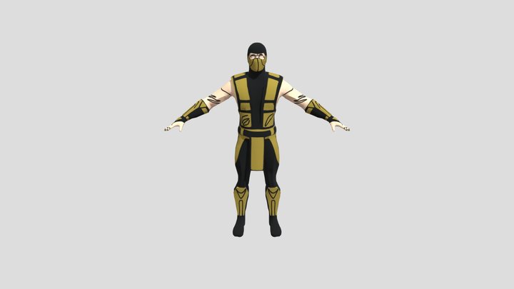 Scorpion cartoon 3D Model