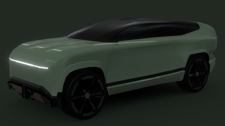 Hyundai based concept car 3D Model