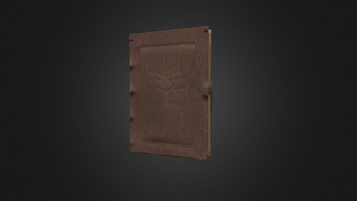 Leather Book 3D Model