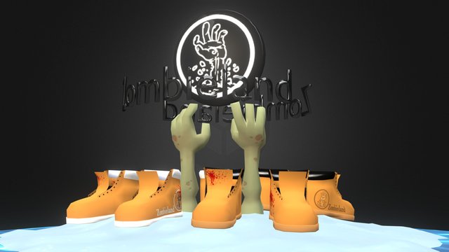 Zombieland Boots 3D Model